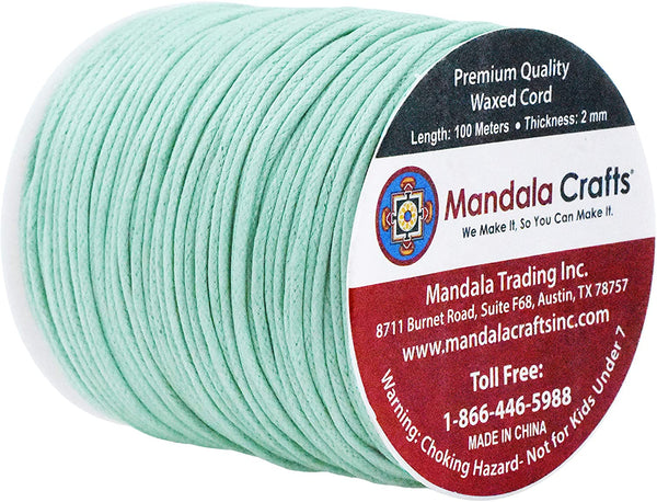 Macrame Cord 2MM Natural Cotton Rope Bulk Colored Craft DIY