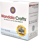 Mandala Crafts 36 Color All Purpose Hand Machine Sewing Embroidery Polyester Thread Assortment Spools Kit