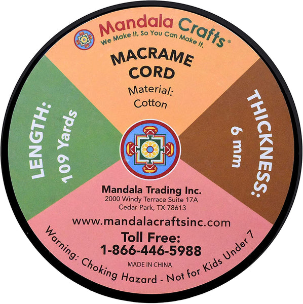 50 PACK 1- 3mm Macrame Cord Bulk – Panda Crafty Wholesale Store